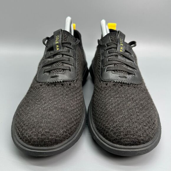 Cole Haan Zerogrand Womens 8.5 Athletic Shoes Black Low Dress up Sneakers Oxford - Picture 2 of 9